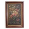 Image 2 : Oil on Canvas, Floral Still Life, Signed Illegibly