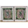 Image 1 : Pair of Stained Glass Windows