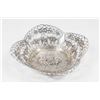 Image 1 : 800 Silver German Reticulated Floral Border Bowl