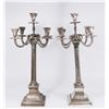 Image 1 : Pair 800 Silver 4-Arm Candelabra