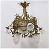 Image 1 : :French 9-Light Bronze & Crystal Chandelier