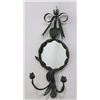Image 2 : Pair of Wrought Iron Mirrored 2- Arm Sconces