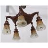 Image 1 : :Art Deco 5-Light Chandelier