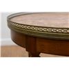 Image 2 : French Round Rouge Marble Top Coffee Table
