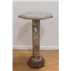 Image 1 : Marble Pedestal with Matched Octagonal Marble Top