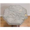 Image 2 : Marble Pedestal with Matched Octagonal Marble Top
