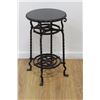 Image 1 : Hand-Hammered Arts & Crafts Round Pedestal Table