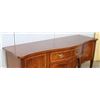Image 2 : Henredon Banded Serpentine Mahogany Sideboard