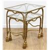 Image 2 : Gilt Metal Tassel Nest of 2 Tables