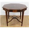 Image 1 : Inlaid Mahogany Lamp Table