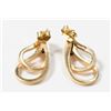 Image 2 : Pair 14K Gold Earrings