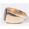 Image 2 : Sardonic & 14K Gold Men's Ring