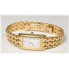 Image 1 : 18K Yellow Gold Ladies Concord Tank Watch