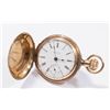 Image 1 : 14K Gold Tricolor Hunter Case Waltham Watch