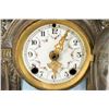Image 2 : 3-Piece Bronze & Porcelain Clock Set-French
