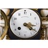 Image 2 : French Bronze Mounted Alabaster Column Clock