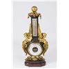 Image 1 : 19thc Bronze/Marble Figural Barometer