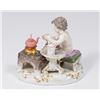 Image 2 : Meissen Figure of Putti with Teapot on Stove