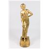 Image 1 : Gilt Bronze Art Deco Sculpture of Woman