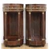 Image 1 : Pair of Demilune Bronze Mounted Antique Pedestals