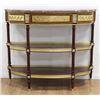 Image 1 : French Style 3-Tier Marble-Top Console