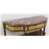 Image 2 : French Style 3-Tier Marble-Top Console