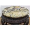 Image 2 : Irish Heavily Carved Marble Top Center Table