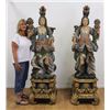 Image 1 : Pr Continental Polychrome Carved Figural Torcheres