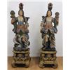 Image 2 : Pr Continental Polychrome Carved Figural Torcheres