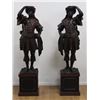Image 2 : Pair Italian Polychromed Carved Figures