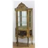 Image 1 : 19th C French Paint Decorated Curio Cabinet