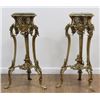 Image 1 : Pair of Marble Top Bronze Stands