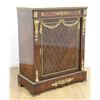 Image 2 : Pair of French Style Marble Top Cabinets