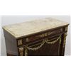 Image 3 : Pair of French Style Marble Top Cabinets