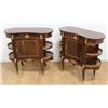 Image 2 : Pair of French Style Kidney Shape Consoles