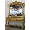 Image 1 : Roccoco Style Palace Size Console & Mirror