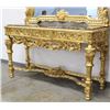 Image 2 : Roccoco Style Palace Size Console & Mirror