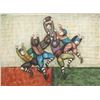 Image 1 : Joyce Roybal, Football, Oil on Canvas