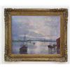 Image 2 : Hamlin, Coastal Landscape, Oil on Board, 20thc
