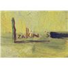 Image 3 : Lucille Zalkin-Two Coastal Scenes, Oil on Board