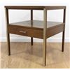 Image 2 : Paul McCobb for Calvin Aluminum/Walnut Side Table