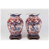 Image 1 : Pair of Imari Ruffle top Vases