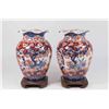 Image 1 : Pair of Imari Ruffle top Vases