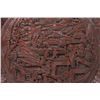Image 2 : Antique Carved Cinnabar Dish & Red Lacquer Box