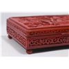 Image 5 : Antique Carved Cinnabar Dish & Red Lacquer Box