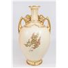 Image 6 : Double-Handled Royal Worcester Vase
