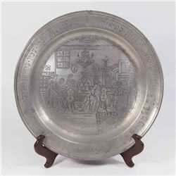 Pesach Passover Pewter Plate