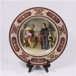 :Royal Vienna Hand Painted Plate
