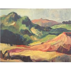 J. McWhorter, Impressionist Landscape, O/C