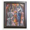 Image 2 : W. Saval, Abstract Cityscape with Young Couple